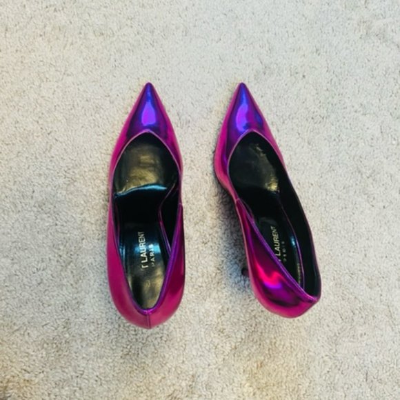 Saint Laurent heels (Fuchsia Color) - Picture 4 of 4